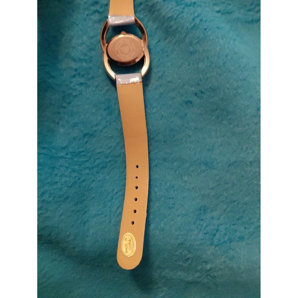 New Geneva Limited Light Blue Double C Rhinestone Watch